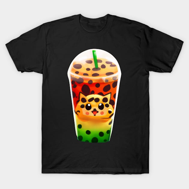 boba tea T-Shirt by QuirkyWay